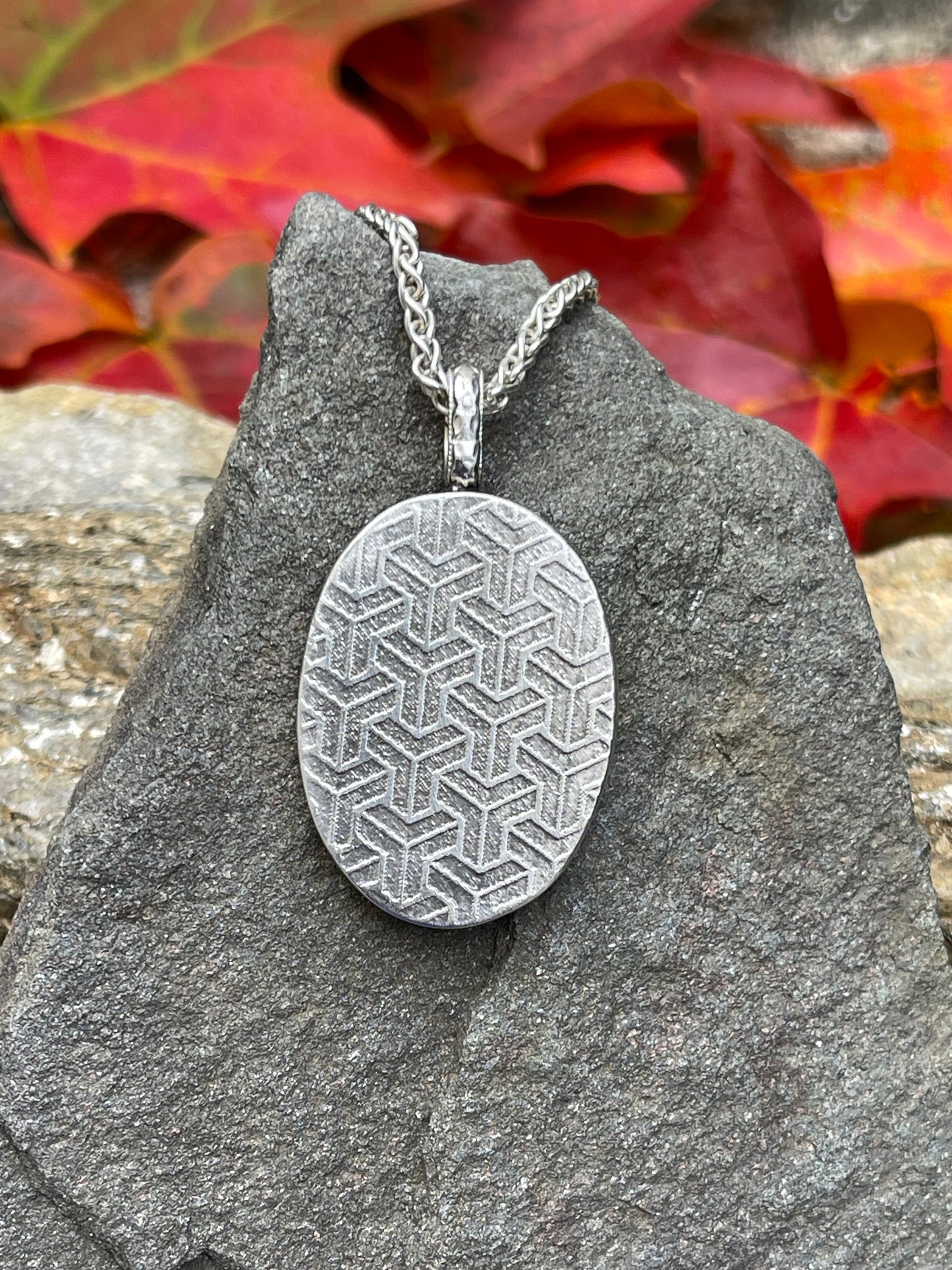 Amethyst Hexagon Pendant