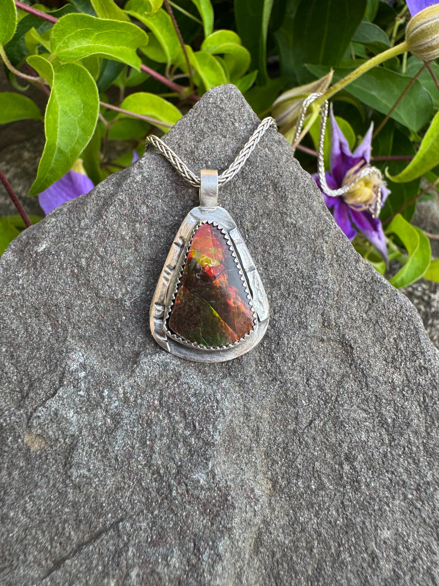 Ammolite Pendant