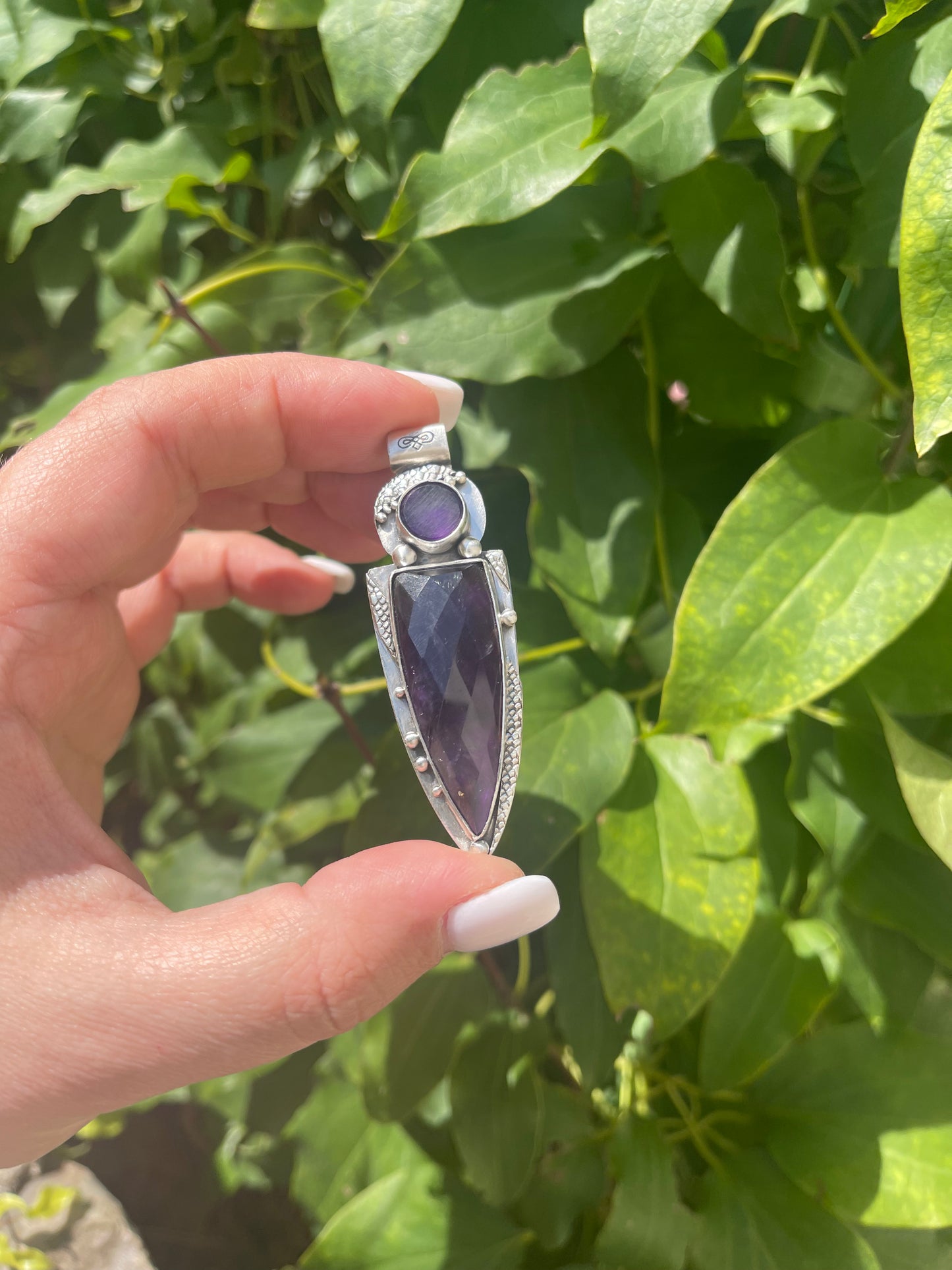 Amethyst Blade Pendant