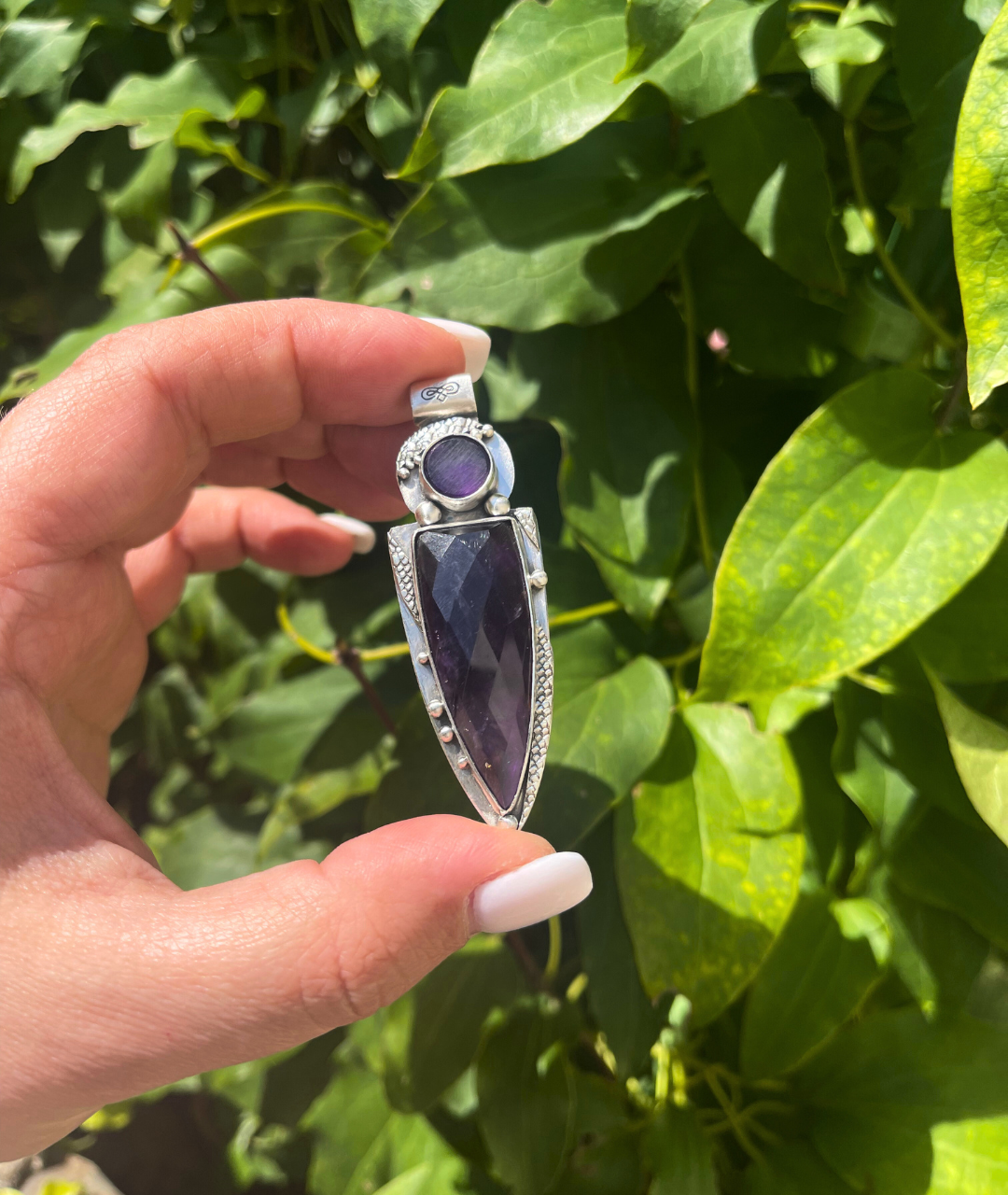 Amethyst Blade Pendant