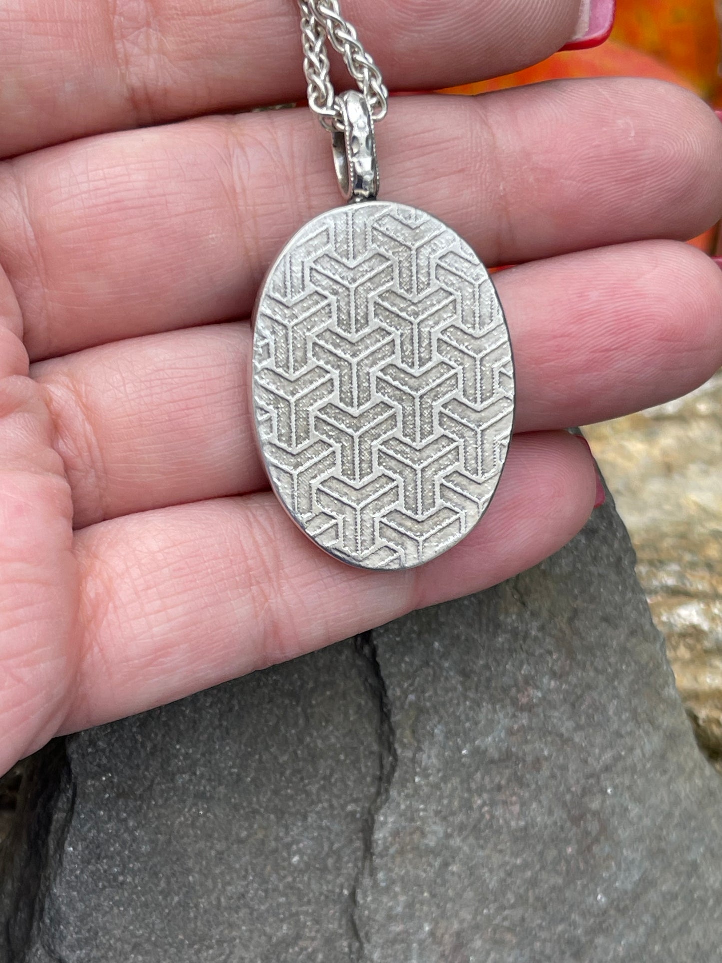 Amethyst Hexagon Pendant