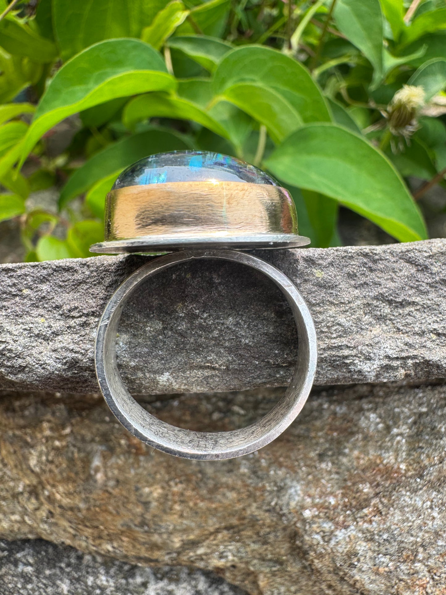 Kyanite Ring, Set in Gold - Size 9.25