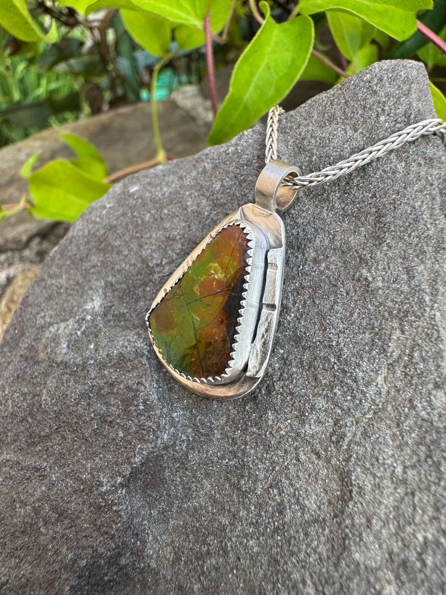 Ammolite Pendant