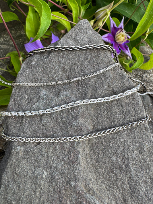 3mm Wheat chain - plain
